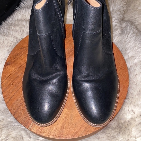 Madewell The Brenner Boot in Leather Heeled in black size 7.5 - Picture 5 of 10